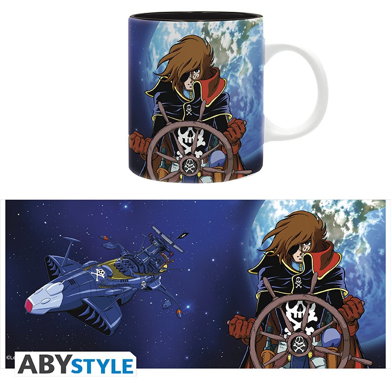 Albator Mug "Harlock & Ship"