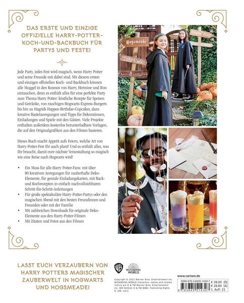 The Official Harry Potter Cookery and Baking Book for Parties and Celebrations