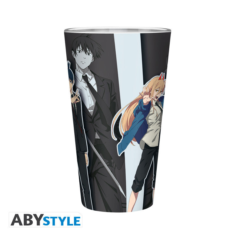 Chainsaw Man Glas "Trio" (groß)