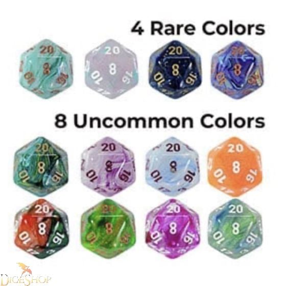 Hidden Wonders Individual Mystery Polyhedral 7-Die Set