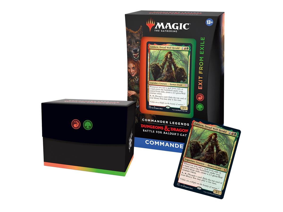 MTG - Commander Legends: Battle for Baldur's Gate Bundle (GER) Exit from Exile (Red/Green)