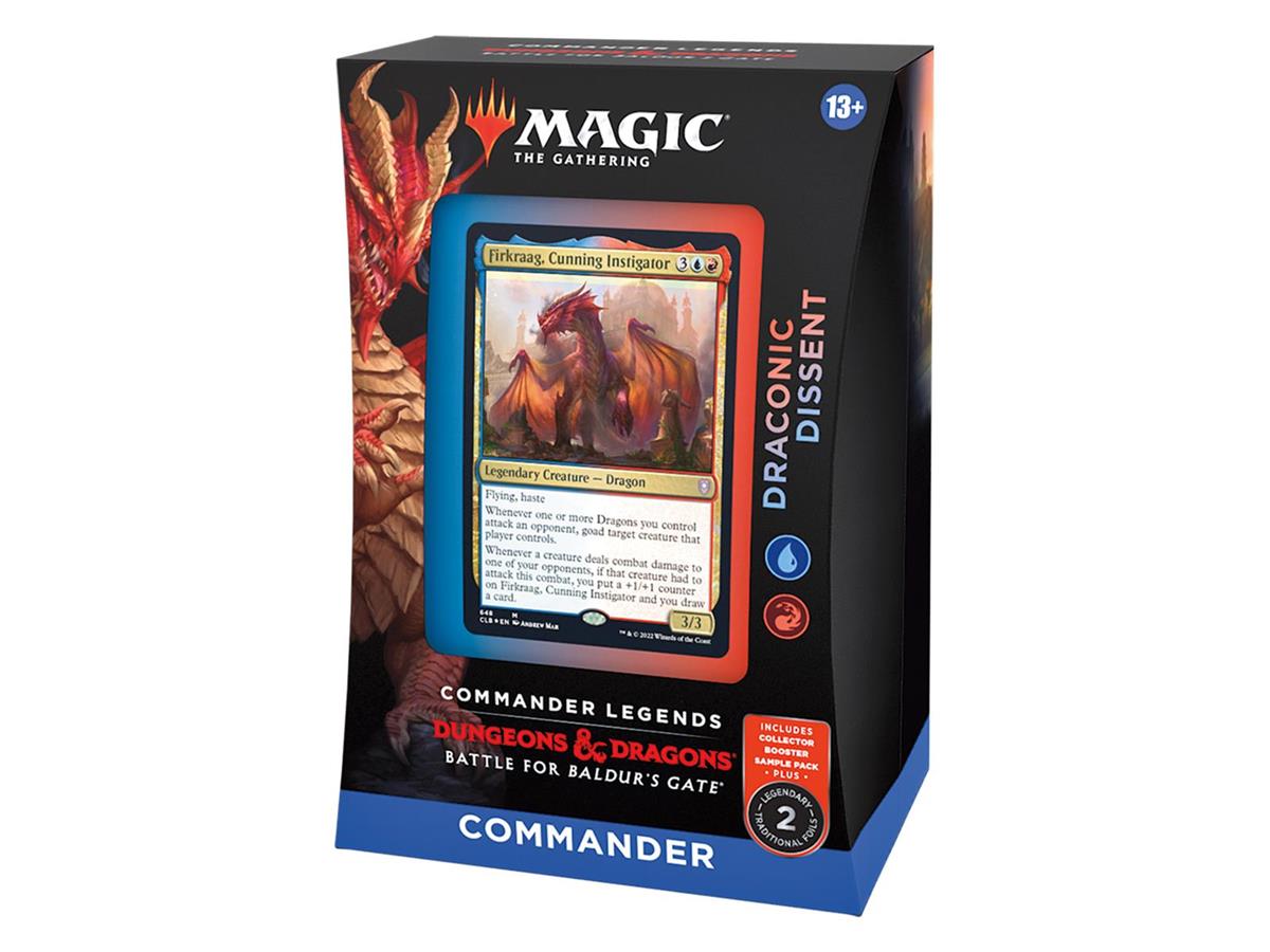 MTG - Commander Legends: Battle for Baldur's Gate Bundle (GER) Draconic Dissent (Blue/Red)