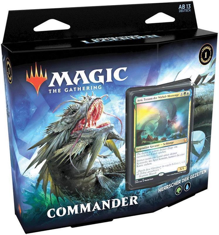 MTG - Commander Legenden Commander Deck (DE) Herrscher der Gezeiten (Blau/Grün)