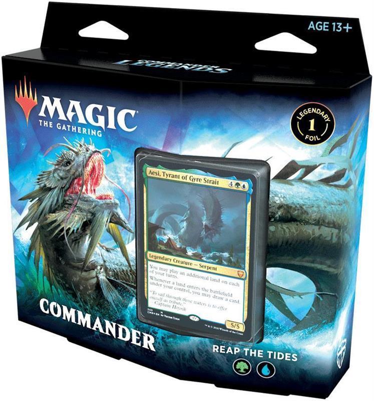 MTG - Commander Legenden Commander Deck (EN) Reap the Tides (Blue/Green)