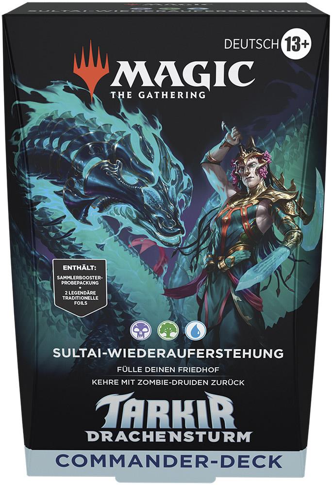 Magic: The Gathering Tarkir: Dragonstorm Commander Deck (GER) Sultai Arisen (Blue/Black/Green)