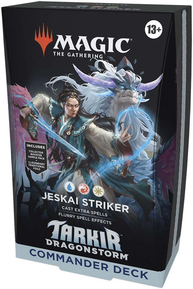 Magic: The Gathering Tarkir: Drachensturm Commander-Deck (EN) Jeskai-Kampfkunst (Weiß/Blau/Rot)