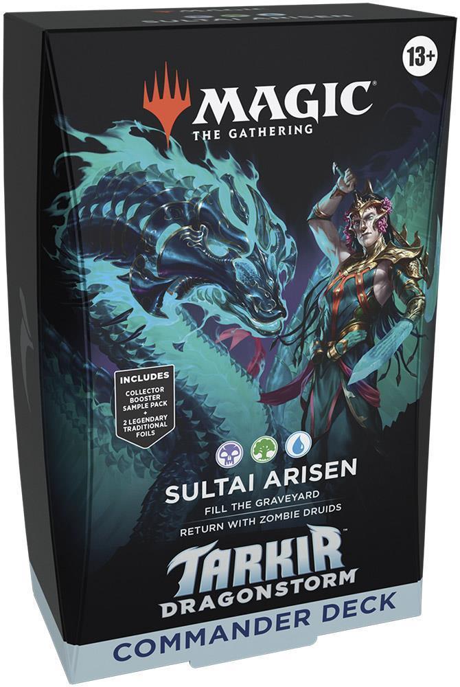 Magic: The Gathering Tarkir: Dragonstorm Commander Deck (GER) Sultai Arisen (Blue/Black/Green)