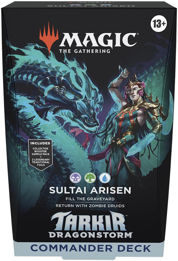 Magic: The Gathering Tarkir: Dragonstorm Commander Deck (GER) Sultai Arisen (Blue/Black/Green)