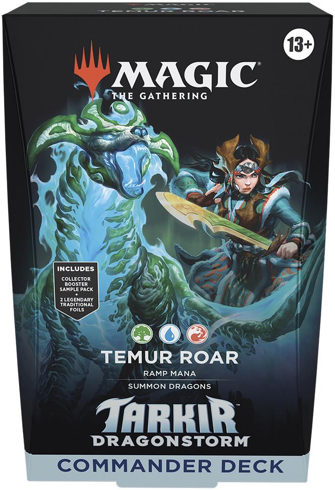 Magic: The Gathering Tarkir: Drachensturm Commander-Deck (EN) Temur-Gebrüll (Blau/Rot/Grün)