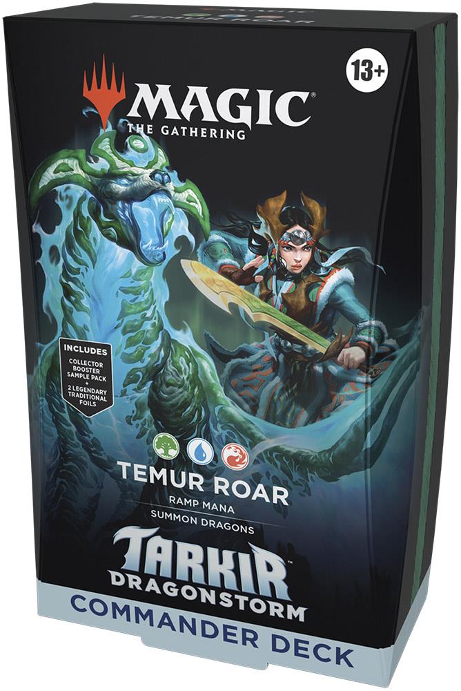 Magic: The Gathering Tarkir: Drachensturm Commander-Deck (EN) Temur-Gebrüll (Blau/Rot/Grün)