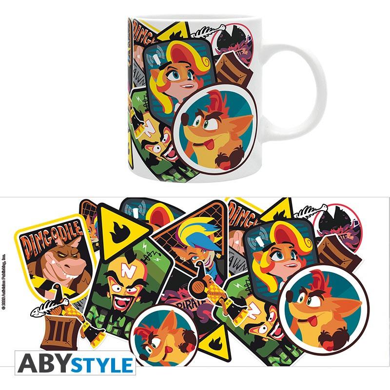 Crash Bandicoot Tasse "Sticker Crash"