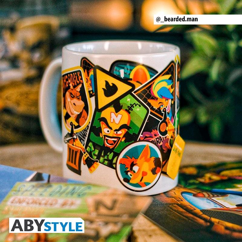 Crash Bandicoot Tasse "Sticker Crash"