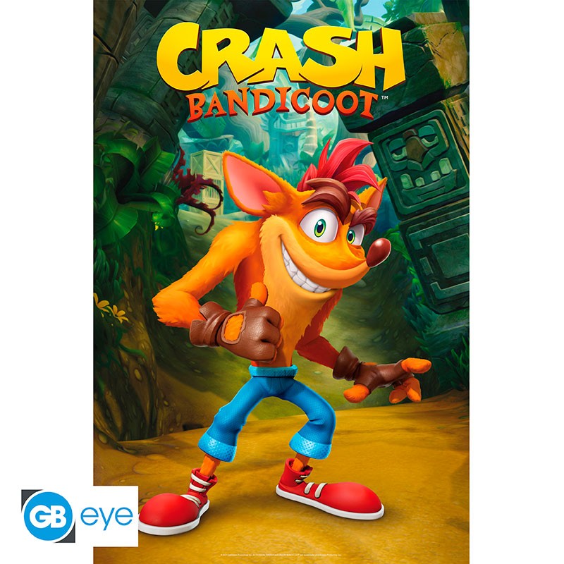 Crash Bandicoot Maxi Poster "Classic Crash" 91,5 x 61 cm