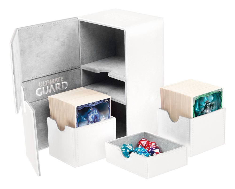 Ultimate Guard Twin Flip´n´Tray Deck Case 160+ Standardgröße XenoSkin Weiß