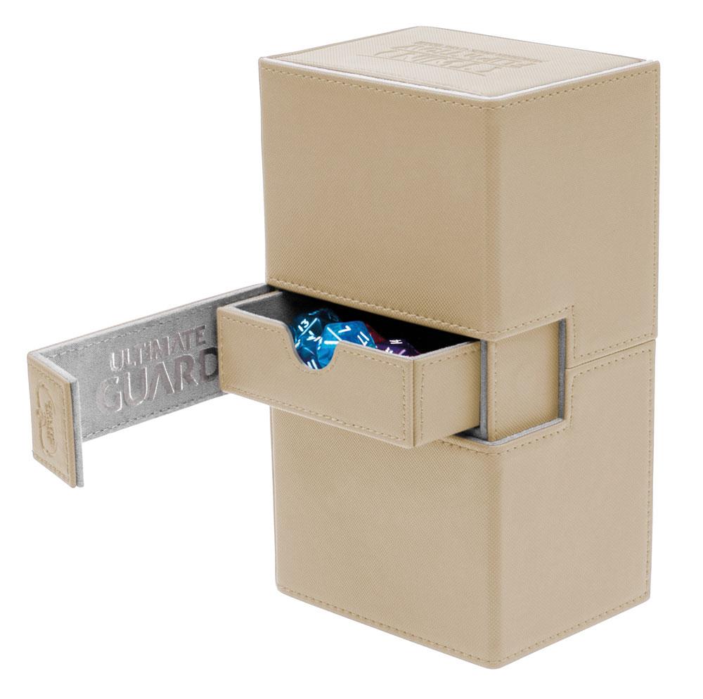 Ultimate Guard Twin Flip´n´Tray Deck Case 160+ Standard Size XenoSkin™ Sand