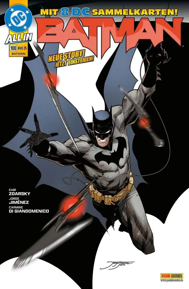 Batman (Rebirth) 100 (mit 8 DC-Sammelkarten)