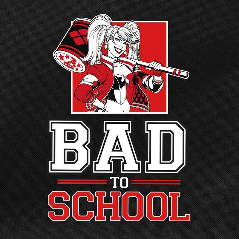DC Comics Backpack Harley Quinn "Bad to School"