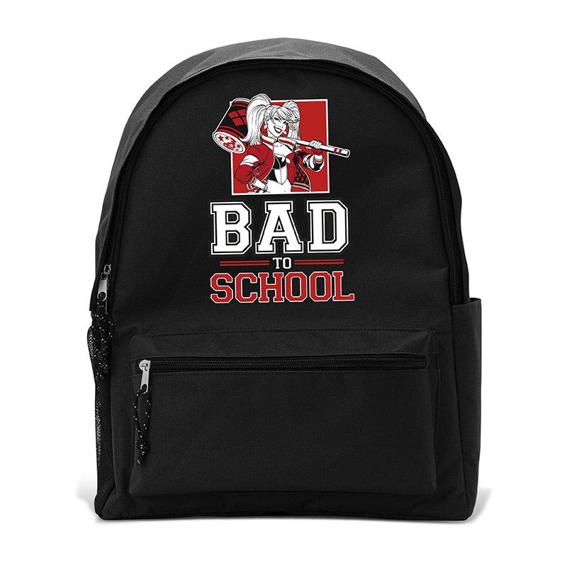 DC Comics Backpack Harley Quinn "Bad to School"
