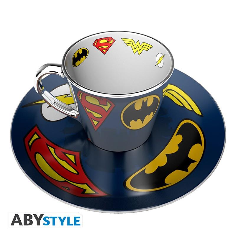 DC Comics Spiegel-Tasse & Teller