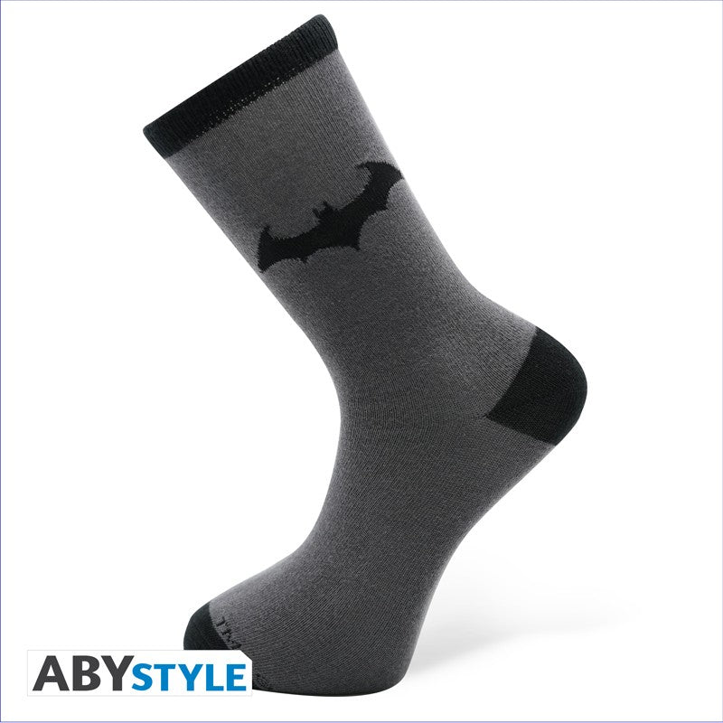 DC Comics Socks Batman Black & Grey
