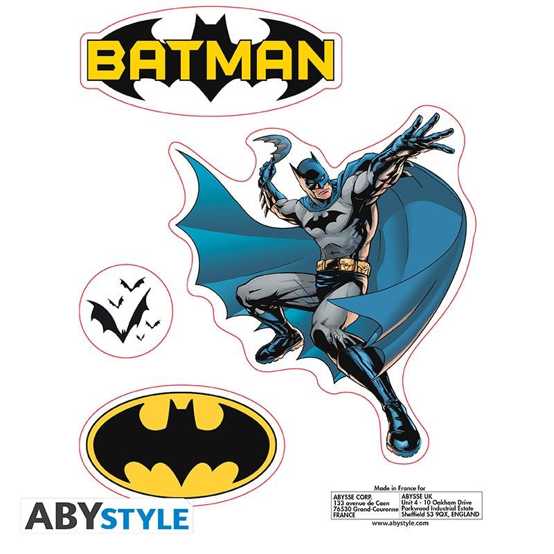 DC Comics Sticker Batman and Logo 16 x 11 cm (2 Sheets)