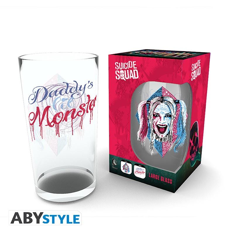 DC Comics Glas "Harley Quinn Face" (groß)