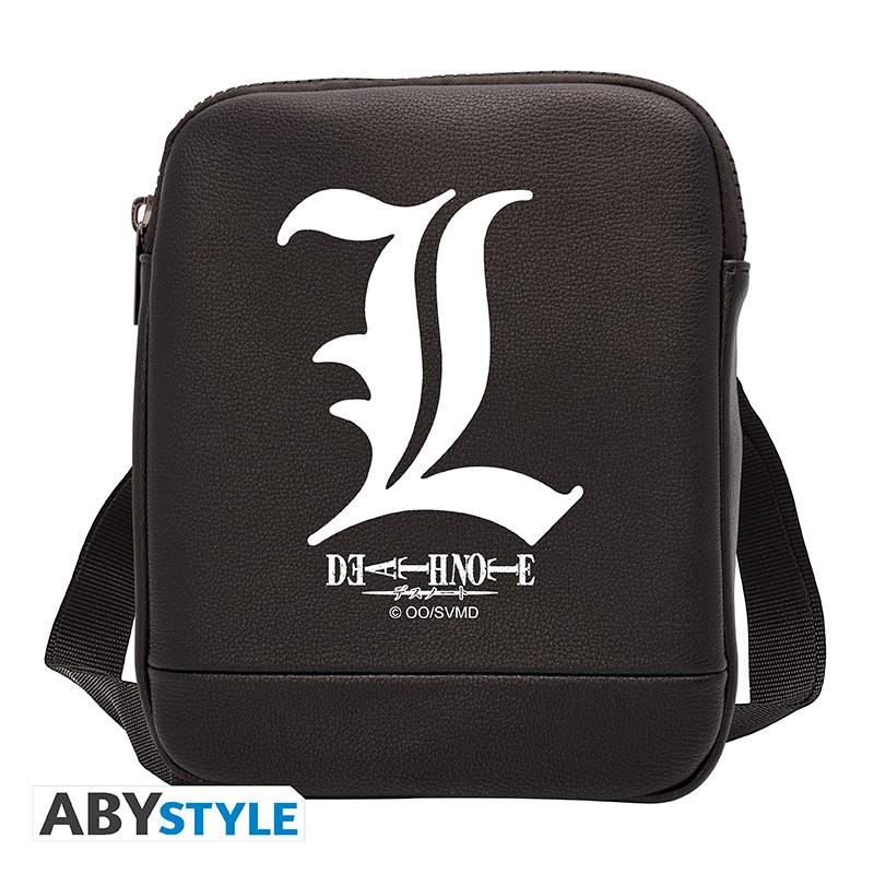 Death Note Vinyl Messenger Bag "L Symbol" (small)