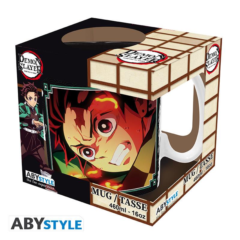 Demon Slayer Mug" Tanjiro black & green"