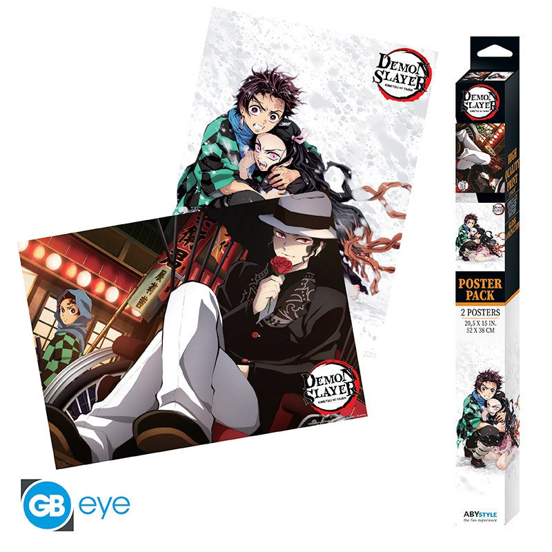Demon Slayer Chibi Poster-Set "Series 3" 52 x 38 cm