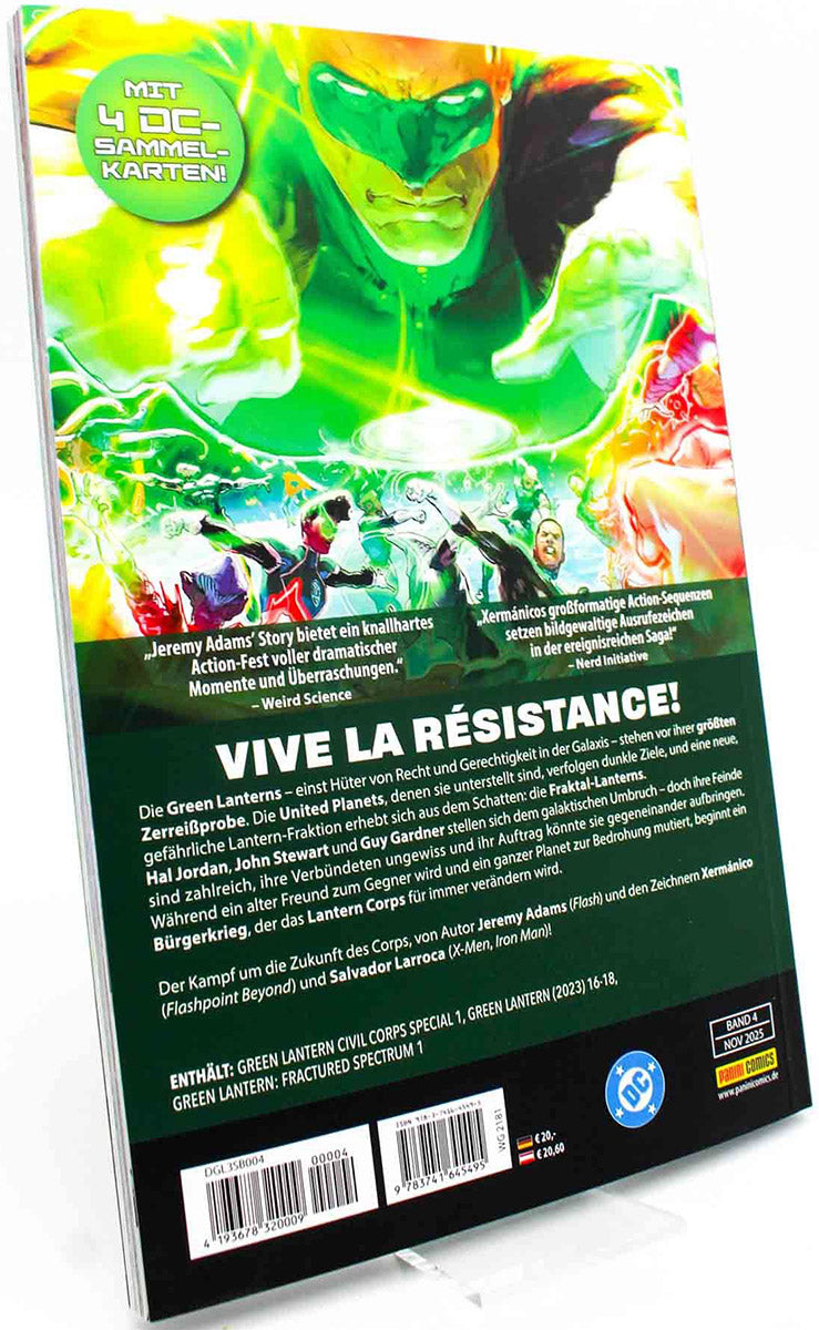 Green Lantern (Dawn of DC) 04: Krieg gegen Thaaros (mit 4 DC-Sammelkarten)
