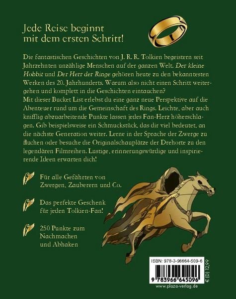 Die Bucket List für Tolkien Fans