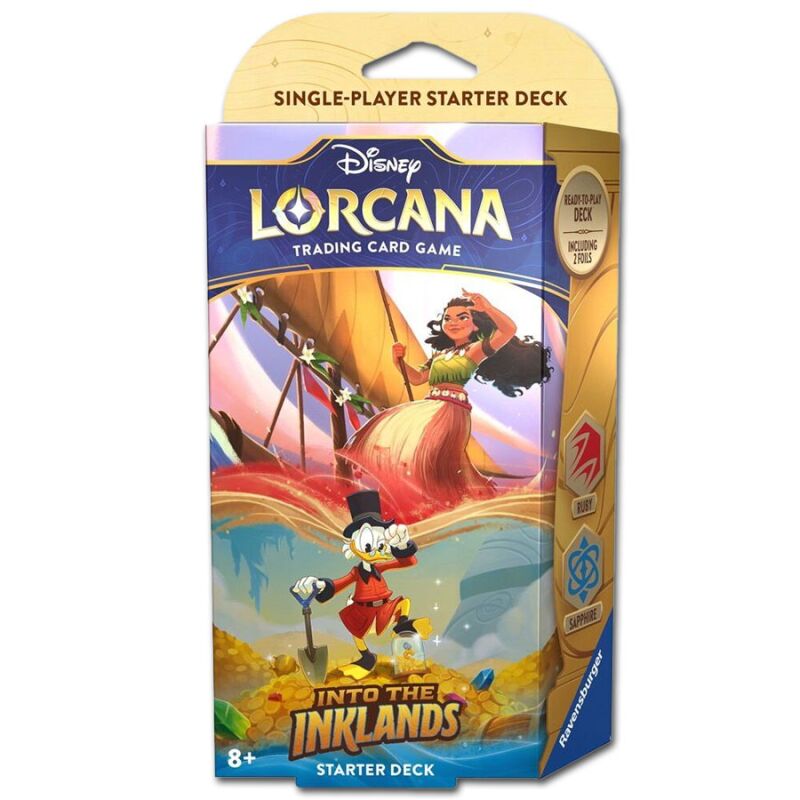Disney Lorcana: Die Tintenlande Starter-Set (EN) Rubin/Saphir