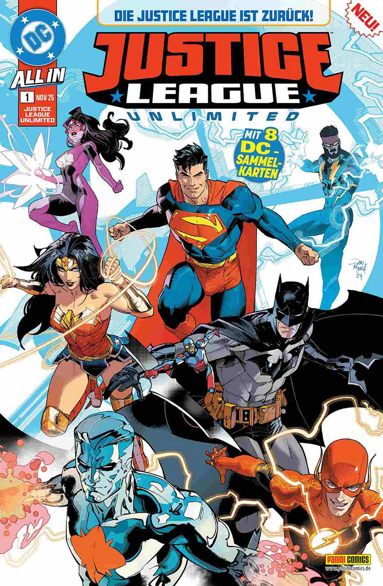 Justice League Unlimited 01 (mit 8 DC-Sammelkarten)
