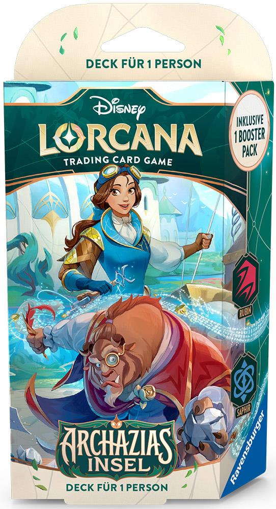 Disney Lorcana: Archazias Insel Starter-Deck Rubin/Saphir (DE)