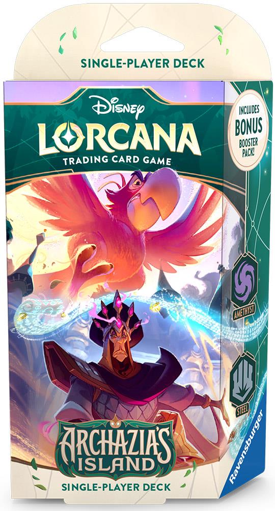 Disney Lorcana: Archazias Insel Starter-Deck Amethyst/Stahl (EN)