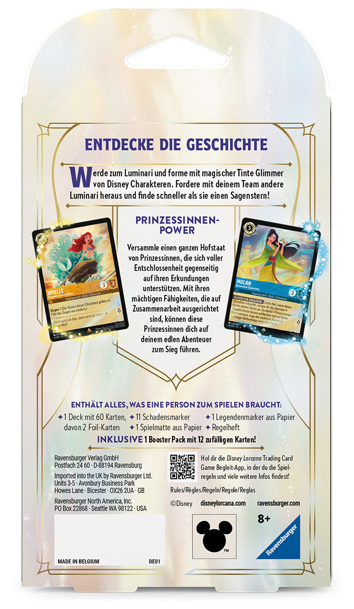 Disney Lorcana TCG Mythen Starter Deck (GER) Ariel/Mulan (Amethyst/Ember)