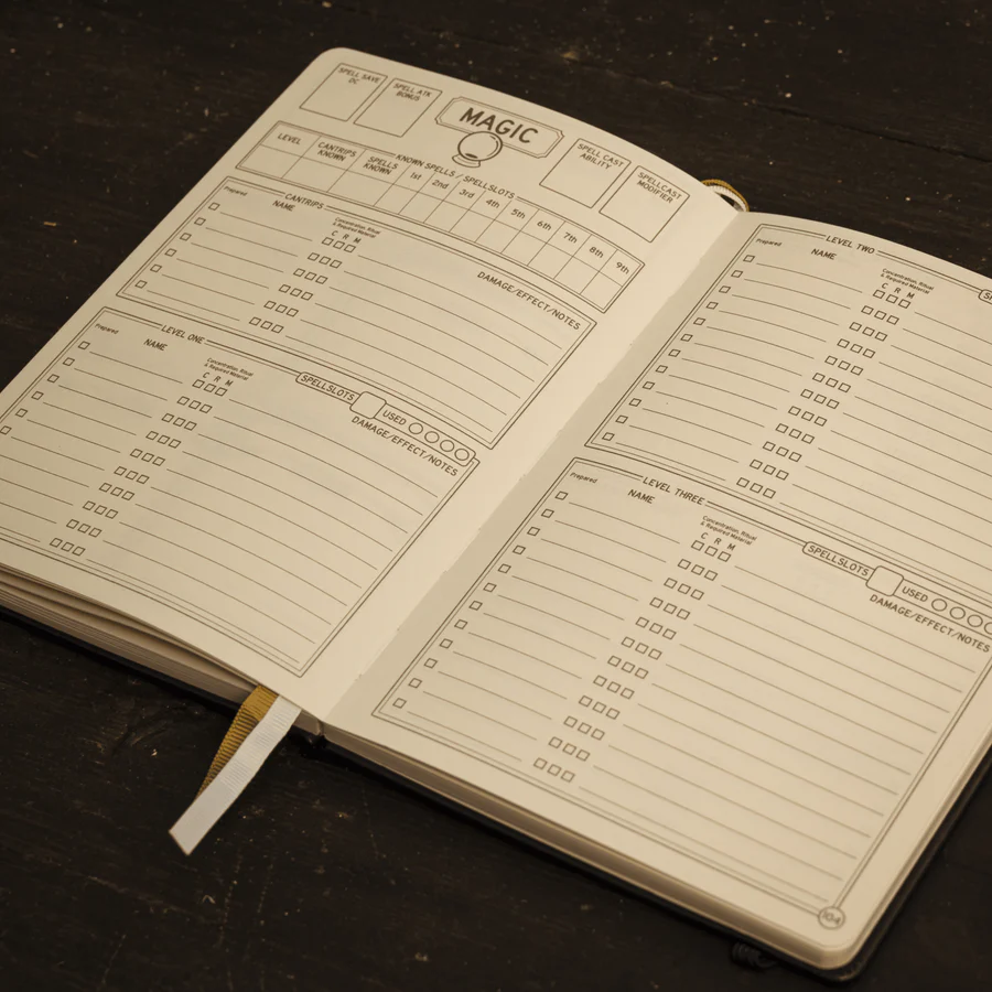 DnD 5e Player Journal Green