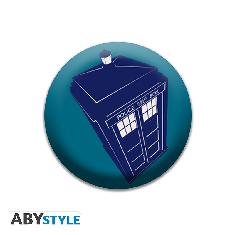 Doctor Who Badge Pack 4er The Tardis