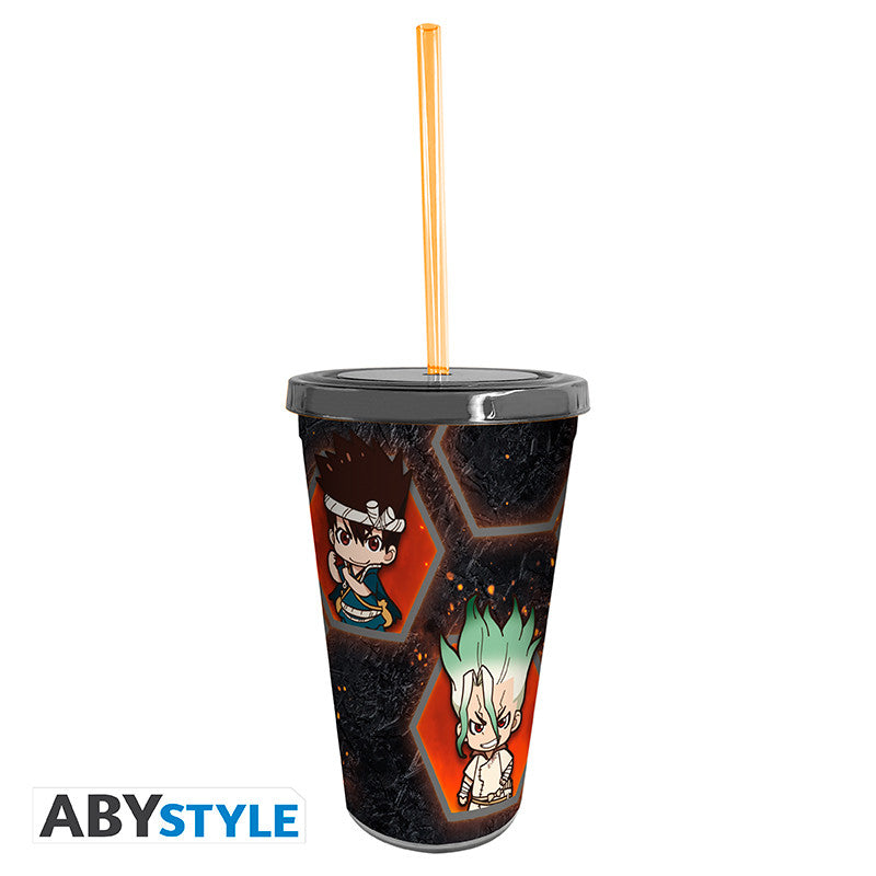Dr. Stone Tumbler with Straw "SD Group"
