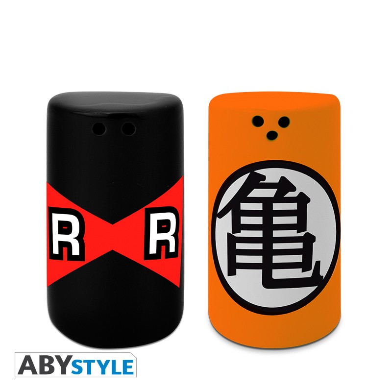 Dragon Ball Salz- & Pfefferstreuer Kame Symbol & Red Ribbon Army