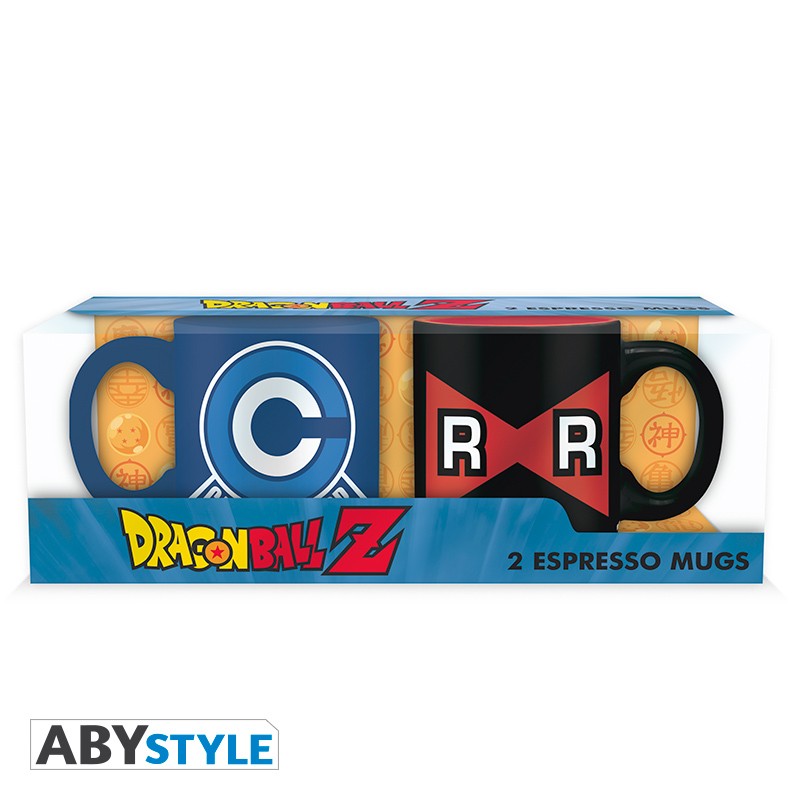 Dragon Ball Espresso Mugs Set Capsule C vs. Red Ribbon (2)