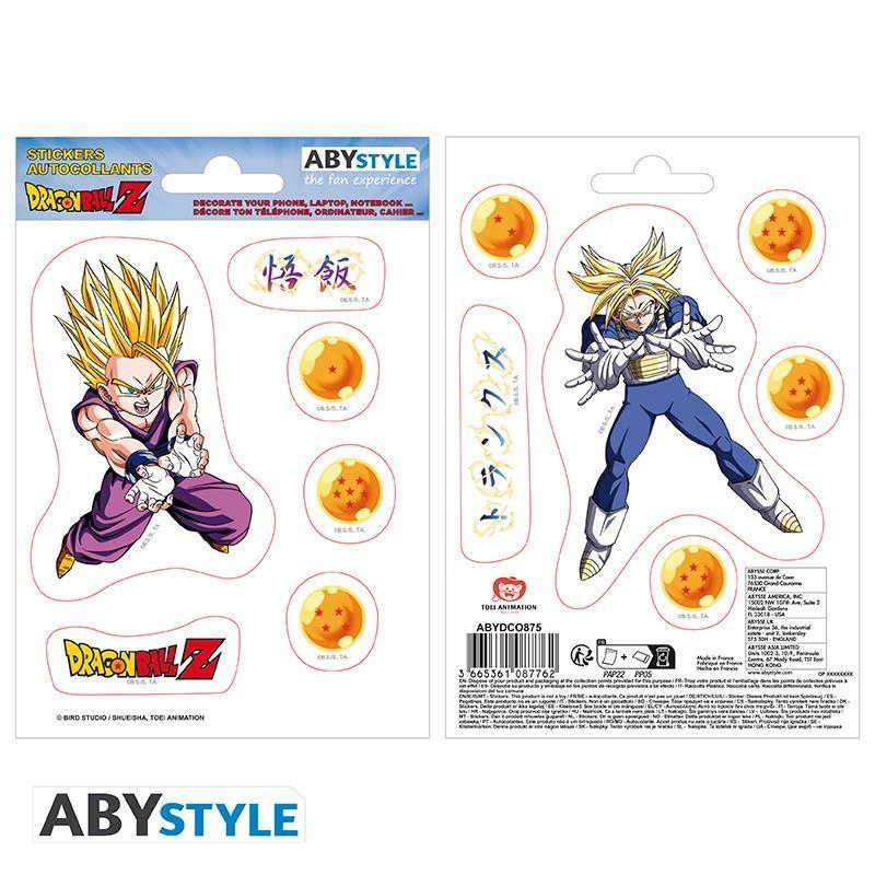 Dragon Ball Stickers "DBZ/Gohan & Trunks" 16 x 11 cm (2 Sheets)