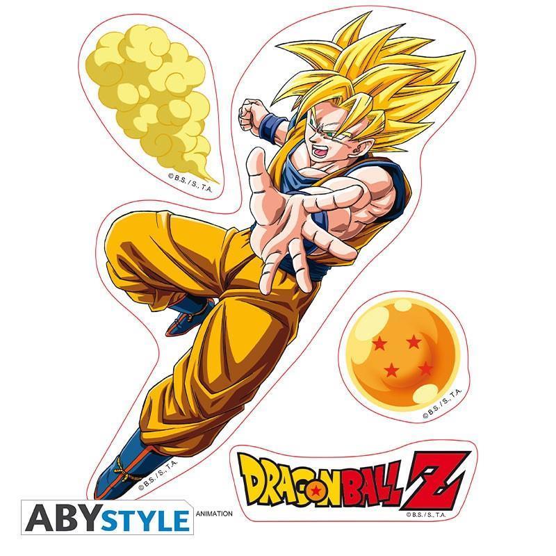 Dragon Ball Sticker DBZ / Goku-Vegeta 16 x 11 cm (2 Sheets)