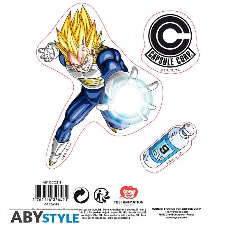 Dragon Ball Sticker DBZ / Goku-Vegeta 16 x 11 cm (2 Sheets)