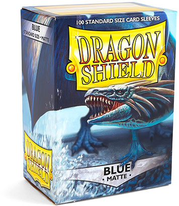 Dragon Shield Standard Sleeves - Matte Blue (100 Sleeves)