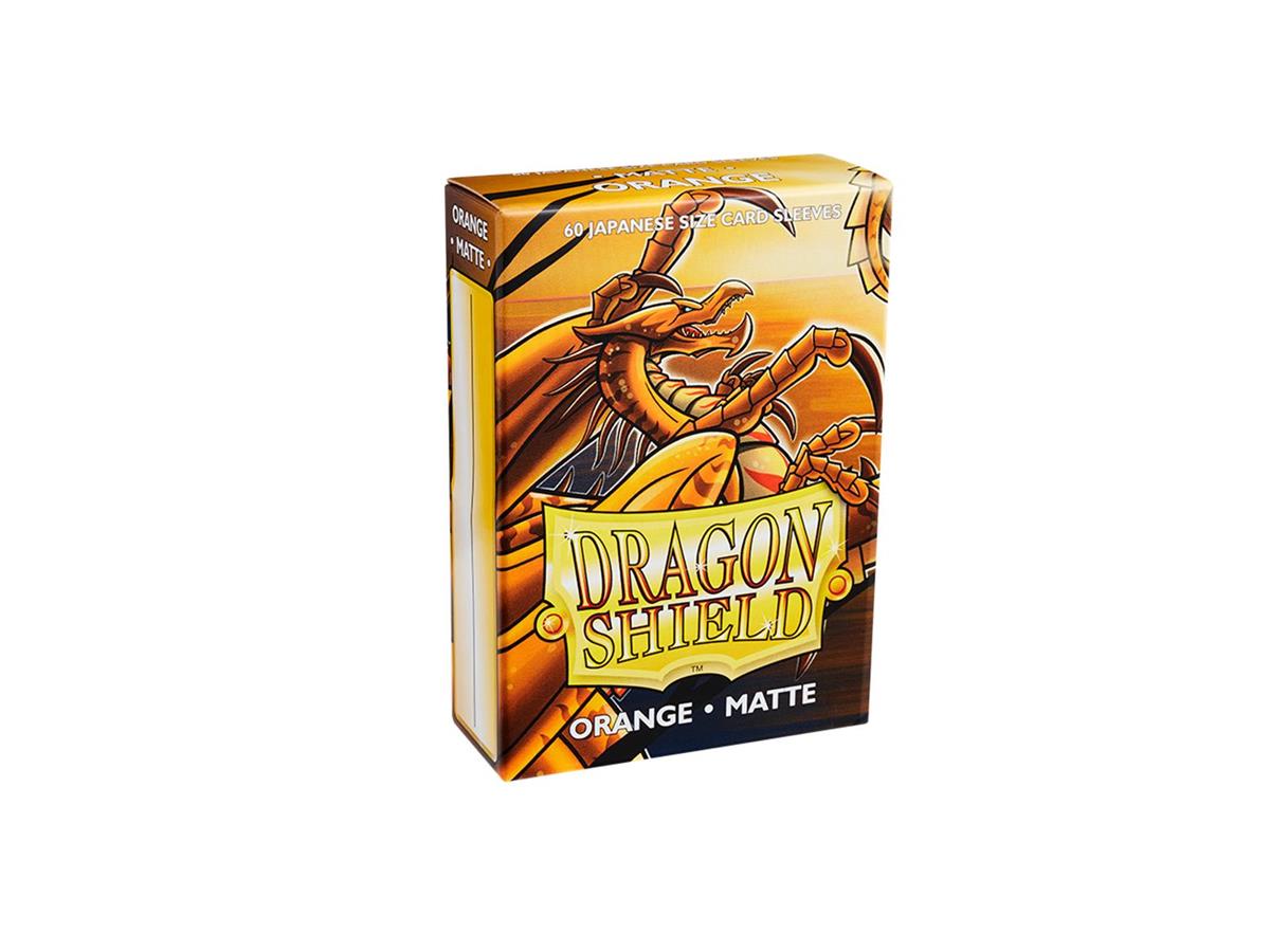 Dragon Shield Japanese Sleeves - Matte Orange (60 Sleeves)