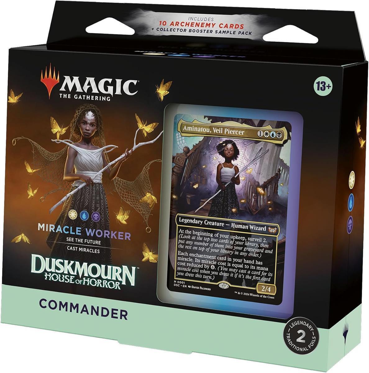 MTG - Duskmourn: Haus des Schreckens Commander-Deck (EN) Wunderwirkerin (Weiß/Blau/Schwarz)
