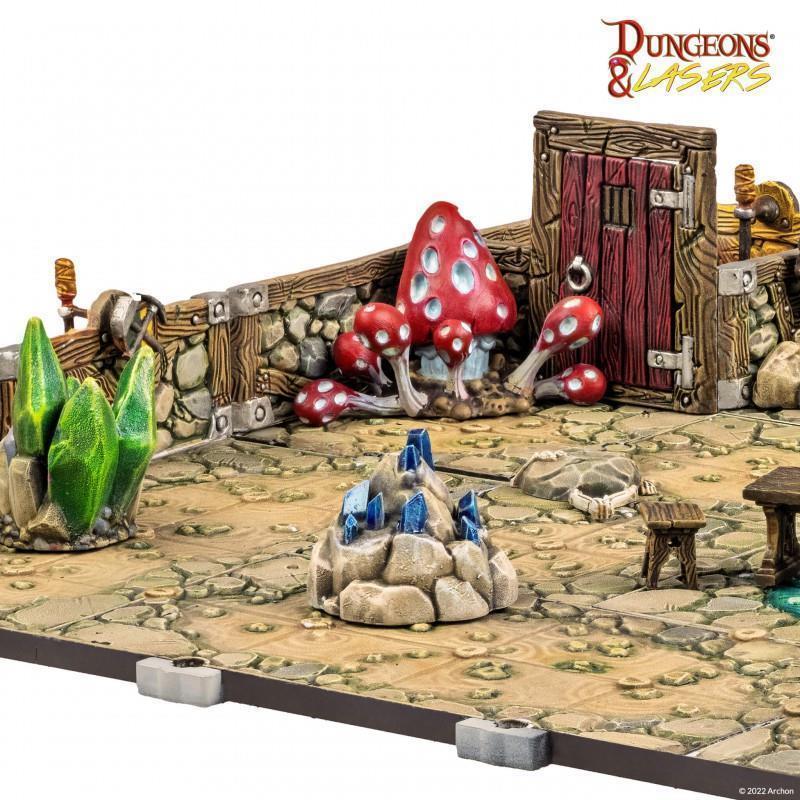 Dungeons & Lasers Dwarven Mine Props