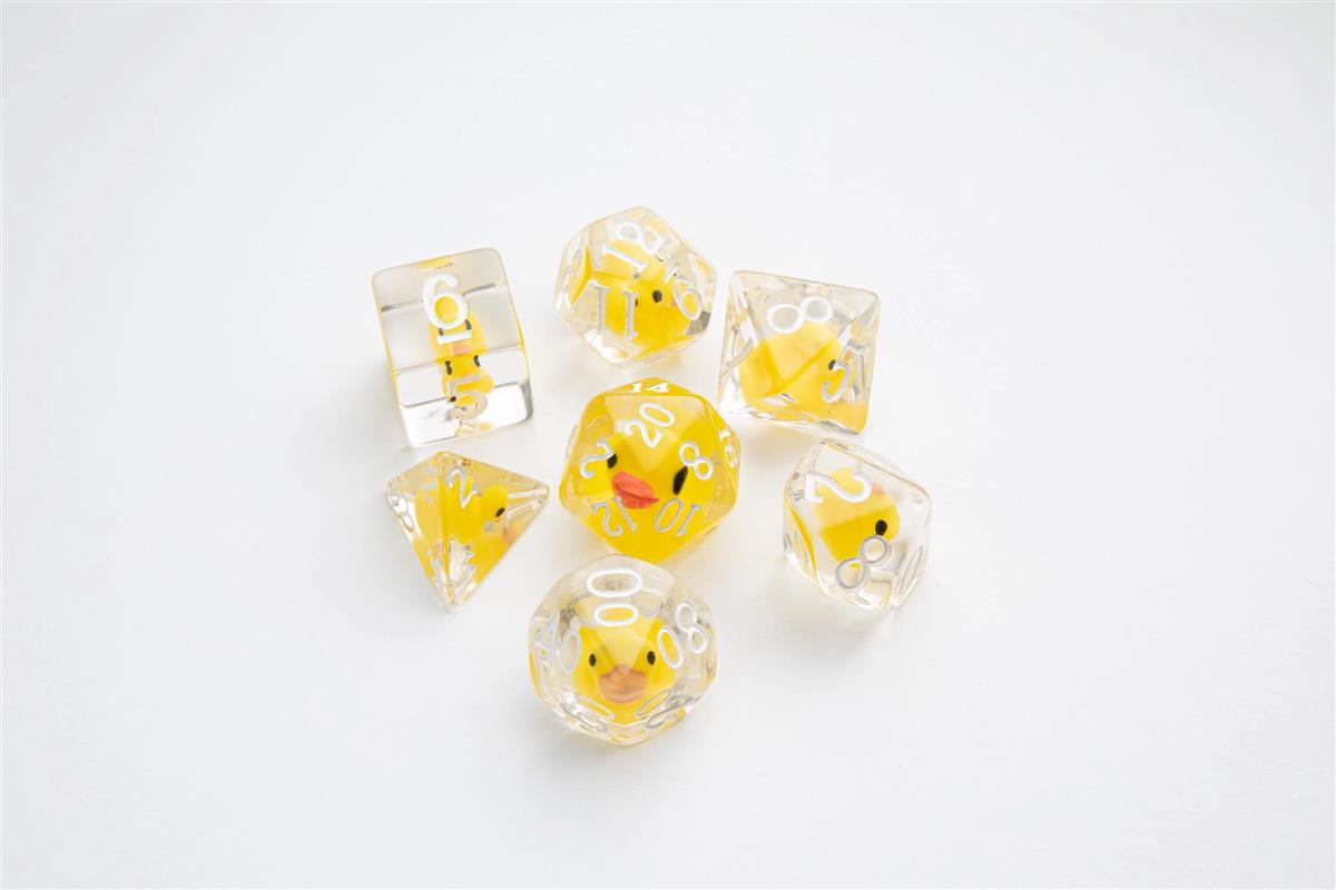Embraced Series - Rubber Duck - RPG Dice Set (7)
