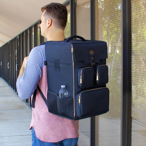 ENHANCE Board Games & Puzzles Board Game Tower Backpack (Black)